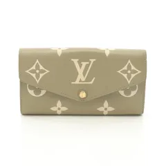 LOUIS VUITTON ルイ・ヴィトン ポルトフォイユ サラ モノグラムアンプラント 二つ折り長財布