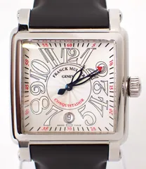 美品 FRANCK MULLER(フランクミュラー) コンキスタドールコルテス 10000HSC SS/ラバー AT 自動巻き オートマチック 黒ラバーベルト メンズのサムネイル
