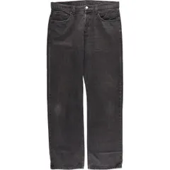 古着 90年代 リーバイス Levi's 501 ブラックデニム ストレートデニムパンツ メンズw35相当/evb029856
