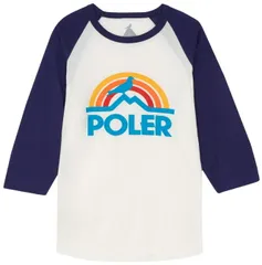 Poler Staple Pigeon Rainbow Raglan T-Shirt Royal M Tシャツ 送料無料のサムネイル