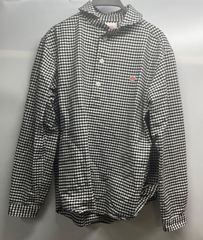 ◇ DANTON シャツ ブラックxホワイト チェック柄 【使用感ふつう/汚れあり】 ポケットあり ダントン / 中古