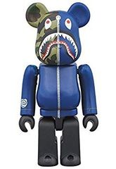 BE@RBRICK BAPE CAMO TIGER 100%&400% ブルー - メルカリ