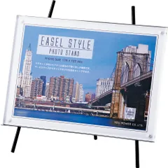 フォトフレーム イーゼル スタイル フォトスタンド「ブラック」/インテリア 壁掛け 立てかけ 記念 写真 飾り ギフト プレゼント 出産祝い 結婚祝い 写真立て おしゃれ 飾る かわいい Sサイズ