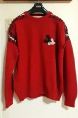 イタリアカステルバジャックのメンズウール 100 % 厚手ニット (ほぼ新品)