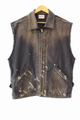 KAMIYA カミヤ　ベスト　SERGE PAINT VEST KAMIYA SERGE PAINT VEST ブラック