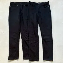 【2点セット】GENELESS ジェネレス メンズ Sサイズ 裏起毛 コットン ストレッチパンツ ウォームパンツ シンプル カジュアル 着回し 仕事用 秋冬 暖かい