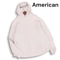 AMERICANA アメリカーナ 通年★ ワッフル パーカー フーディー サーマル プルオーバー Sz.F レディース