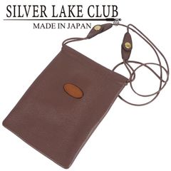 シルバーレイククラブ SILVER LAKE CLUB 鹿革 ポーチ メンズ レディース ブラウン系 茶 日本製 定価8,250円 サコッシュ
