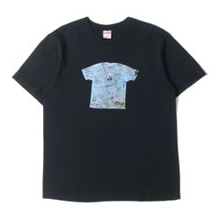 【美品】Supreme シュプリーム Tシャツ サイズ:M / 24SS 30周年記念 ファーストTシャツデザイン クルーネック Tシャツ (First Tee / 30th Anniversary Tee) / ブラック 黒【メンズ】【中古】