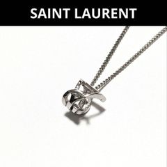 サンローランパリ ネックレス YSLロゴモチーフ シルバー アクセサリー