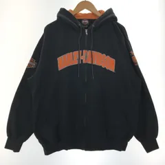 【中古】Harley Davidson パーカー ブラック ハーレーダビッドソン[10]