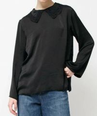 292 LOUNIE ルーニィ スパンコールカラープリーツブラウス 新品タグ 
