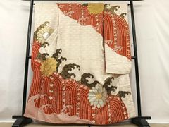 平和屋着物○上質な紬 80亀甲 正絹 逸品 CAAS0222th