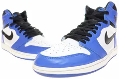 ナイキ NIKE AIR JORDAN 1 RETRO HIGH OG GAME ROYAL BLACK SUMMIT WHITE 28.5cm 55508-403 AJ1 エア ジョーダン ゲーム ロイヤル ブラック サミット ホワイト ▲■250728