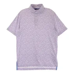 サイズ：S RLX ラルフローレン  半袖ポロシャツ ボタンダウン 花柄 パープル系 [240101450243] ゴルフウェア メンズ ストスト
