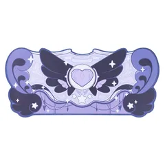 GeekShare 大型マウスパット 防水材質 清潔しやすい オフィス用 スイッチデザイン マウスパッド かわいいデザイン プレゼント 星の物語ハロウィン パープル 1