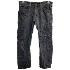 Levi's 505 デニムパンツ W36 リーバイス レギュラーフィット ビッグサイズ ブラック コットン 古着卸 アメリカ仕入 2501-290