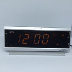 W344　CITIZEN　シチズン　電波　目覚まし時計　デジタル　8RZ099