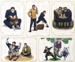 【中古】キャラカード 集合 描き下ろし イラストカードセット こどもの日ver. 「ゴールデンカムイ こどもの日POP UP SHOP」