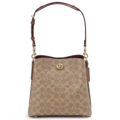 ✨超希少カラー 極美品✨ コーチ ウィロウ バケット グリーン 2way COACHブティック】○新定番○ウィロウ バケット バッグ 2WAY