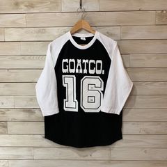 GOATco. − ラグランT-shirts 7分丈 WHITE X BLACK