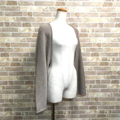 送料込み！ 極美品 FOXEY カーディガン F カシミヤ100％ ボレロ チャトン 466