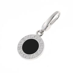 ブルガリ / BVLGARI　ブルガリブルガリ ペンダントトップ　オニキス/K18WG　ホワイトゴールド 【中古】 商品番号 B-158213