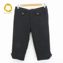 バーバリー BURBERRY BLUELABEL パンツ クロップド ロゴボタン 859185