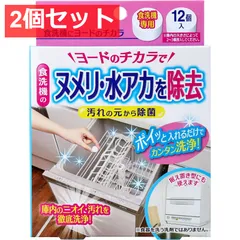 2個セット コジット 食洗機にヨードのチカラ 食洗機専用 12個入