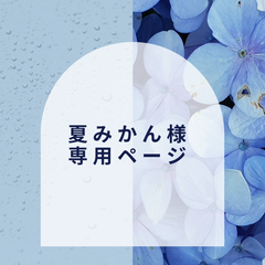 【夏みかん様】専用ページ