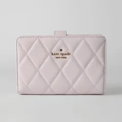 新品 ケイトスペード kate spade 2つ折り財布 ミディアム コンパクトバイフォールド ウォレット ペールアメジスト