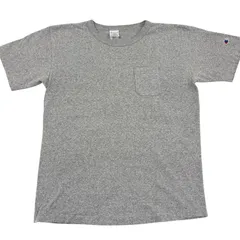 USA製 Champion T1011 ポケットTシャツ Lサイズ グレー チャンピオン 古着