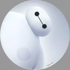 【中古】バッジ・ビンズ TYPE-G/150mm特大 缶バッジ 「Happyくじ ベイマックス vol.2.0」 G賞