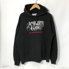【超人気モデル】ブラックアイパッチ×アフロディーテギャング 刺繍ロゴ パーカー 2856UU【美品】ブラックアイパッチ×アフロディーテギャング