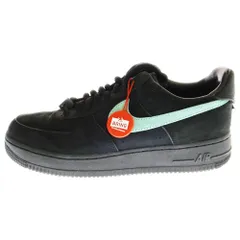 NIKE (ナイキ) ×TIFFANY&CO AIR FORCE 1 LOW 1837 BLACK DZ1382-001 ティファニー エアフォース1 ローカットスニーカー シューズブラック US8.5/26.5cm