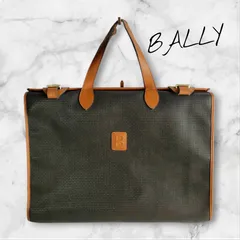 中古【BALLY】バリー ビジネスバッグ A3収納可 大容量 トート 出張 通勤 メンズ ノートPC収納可