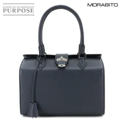 【美品】 モラビト ハンドバッグ カーフレザー ターンロック 自立 ブラック 黒 美品】 モラビト ハンドバッグ カーフレザー ターンロック 自立