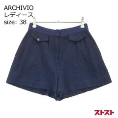 archivio アルチビオ ショートパンツ ネイビー 38 - メルカリ