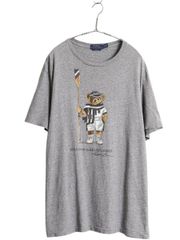 希少XL ポロラルフローレン ポロベア Tシャツ グレー 半袖 CLASSIC 