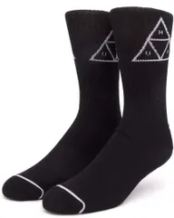 HUF Essential Triple Triangle Socks Black 靴下 ソックス 送料無料のサムネイル