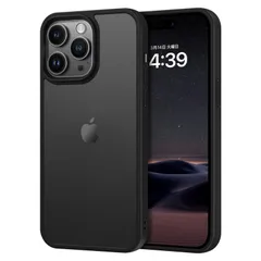【新着商品】Pro Pro Pro 15 15 6.1インチ 15 アイフォン 薄型 ワイヤレス充電対応 あいふぉん15pro TPU+PC ストラップホール付き 耐久性 黄変防止 ブラック 耐衝撃 サラサラ 半透明 マット ケース ケース iPhone いP