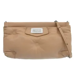 美品 メゾンマルジェラ Maison Margiela 2021年 S5WF0160 Glam Slam Red Carpet グラムスラム ラムレザー 2way ショルダー クロスボディバッグ レディース