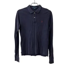 THE SKINNY PORO RALPH LAUREN 長袖 ポロシャツ L ネイビー ザ・スキニー ポロ ラルフローレン 古着卸 アメリカ仕入 a708-5059