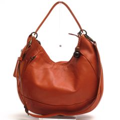 マザーハウス／MOTHERHOUSE バッグ ハンドバッグ 鞄 トートバッグ レディース 女性 女性用 レザー 革 本革 オレンジ  minori Tote ミノリ トート 三日月型 2WAY ショルダーバッグ