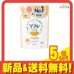 ソフレ マイルド・ミー ミルク入浴液 ふんわり金木犀の香り 600mL (詰め替え用) 5個セット まとめ売り