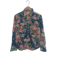 良好 RALPH LAUREN DENIM&SUPPLY ラルフローレンデニム&サプライ コーデュロイシャツ ブラウス サイズ:M  ネイビー   　241006002323