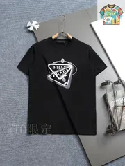 【今日特価】PRADA 25ss 胸前プリントショート T-1