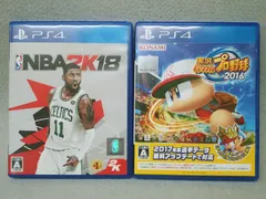 PS4 2個セット 実況パワフルプロ野球2016 / NBA2K18 プレイステーション4 ソフト ディスク