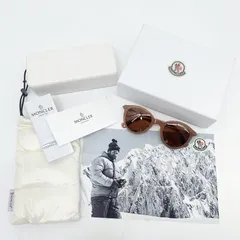 極美品 MONCLER モンクレール サングラス MC547S04 アイウェア 専用ケース 箱付き