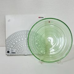 ittala　イッタラ　Kastehelmi　カステヘルミ　31.5㎝プレート　アップルグリーン　［お114］